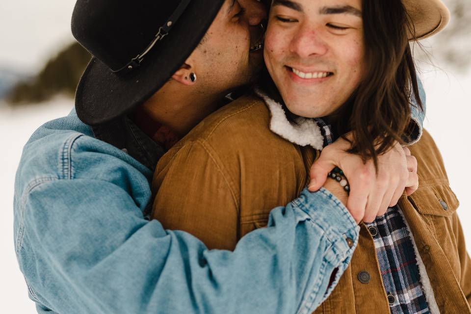 Anthony and Noah in Colorado