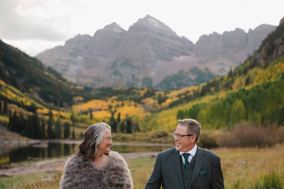 Dan and Amy in Aspen