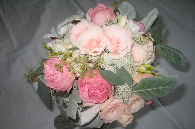 Pink floral arrangement