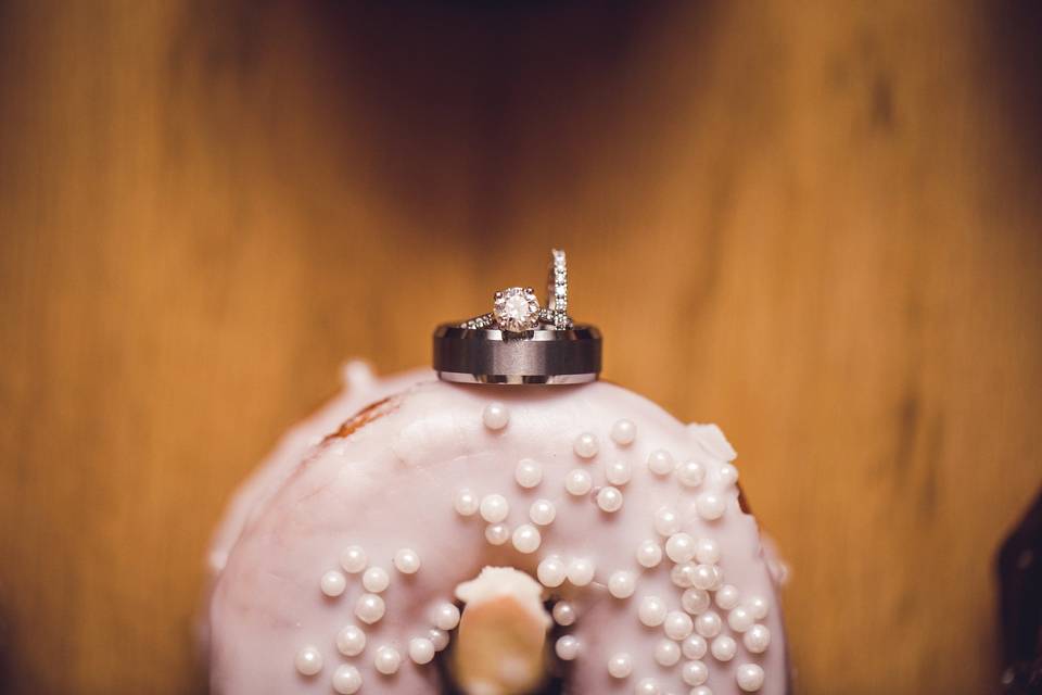 Donuts and wedding rings