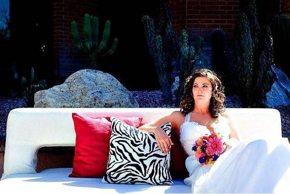 Zebra-theme wedding - Pangburn Photography