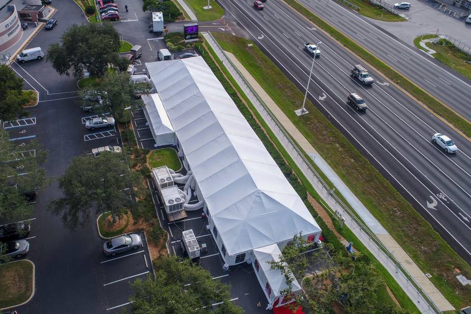 Tent With AC Units