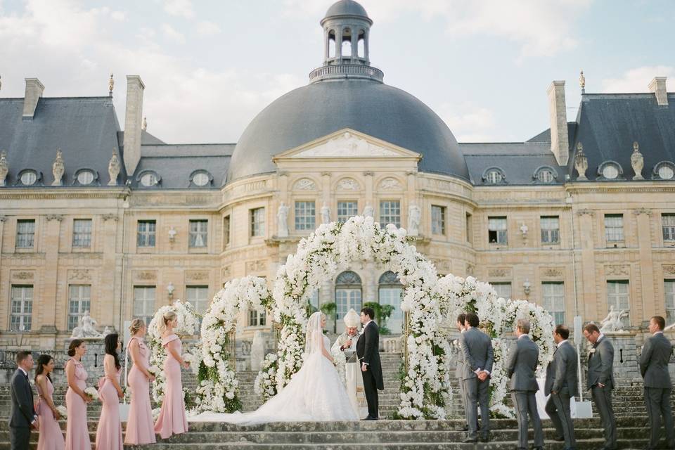 Wedding ceremony at Chateau