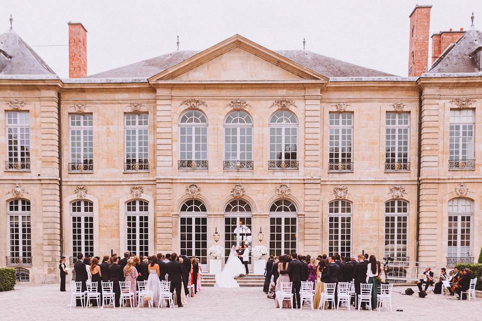 Ceremony at the Rodin Museum