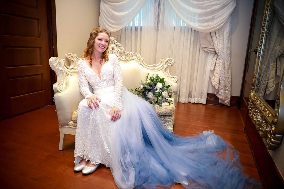 Blue Wedding Dress