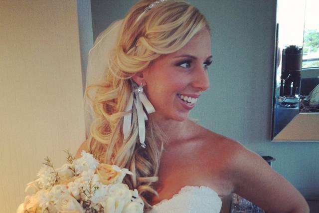 Happy bride