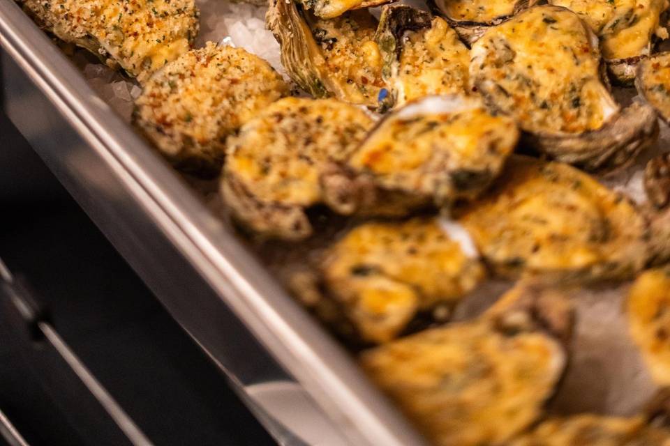 Oysters rockefeller