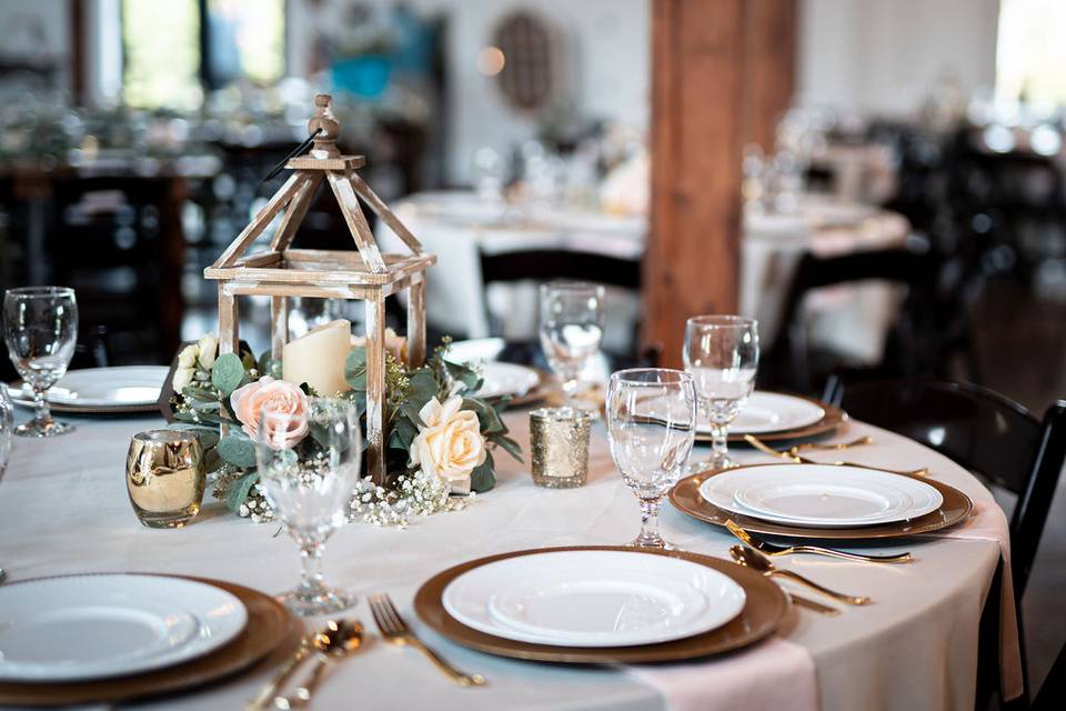 Reception Tablescape