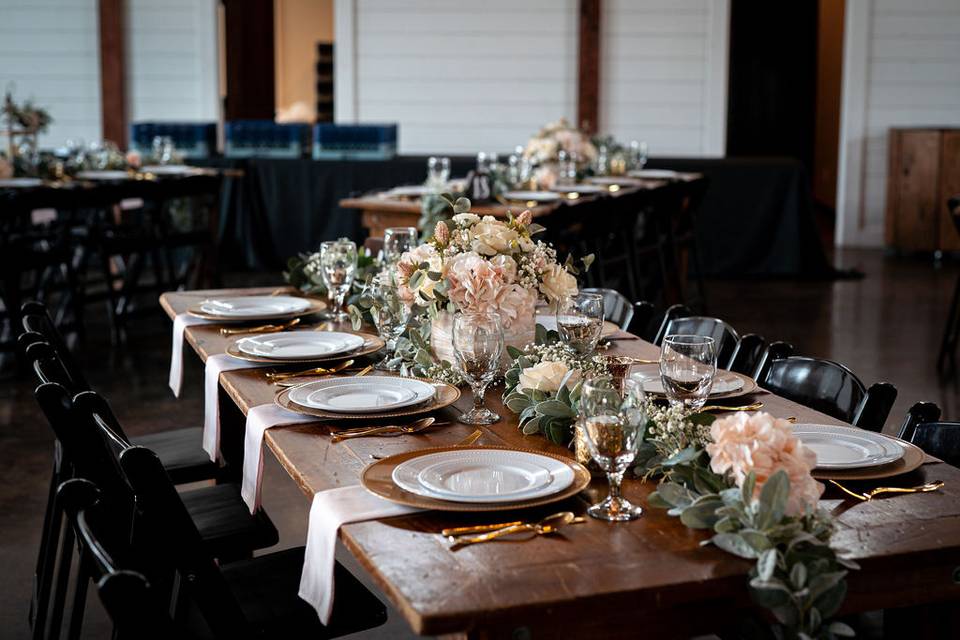 Reception Tablescape