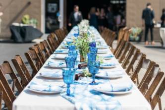 Long table setting