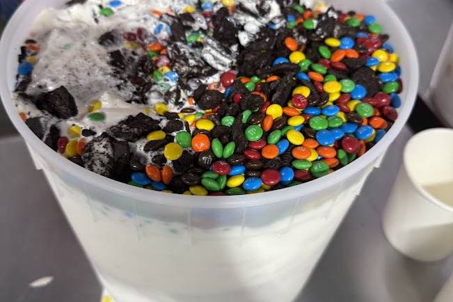 Making ice cream