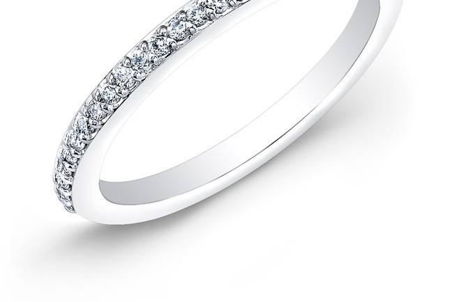 BRD-2010B
This 14KT white gold wedding band features 0.27PTS of 27 round diamonds.
Call 213.626.6012 or chat with us at www.goldempirejewelry.com to get the best deal for this beautiful piece!