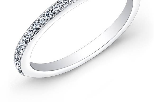 BRD-2013B
This 14KT white gold wedding band features 23 prong-set round diamonds that weigh 0.20PTS.
Call 213.626.6012 or chat with us at www.goldempirejewelry.com to get the best deal for this beautiful piece!
