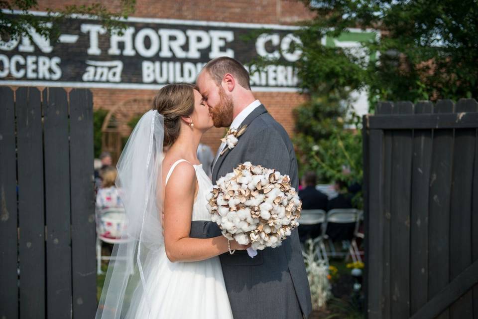 Wedding kiss