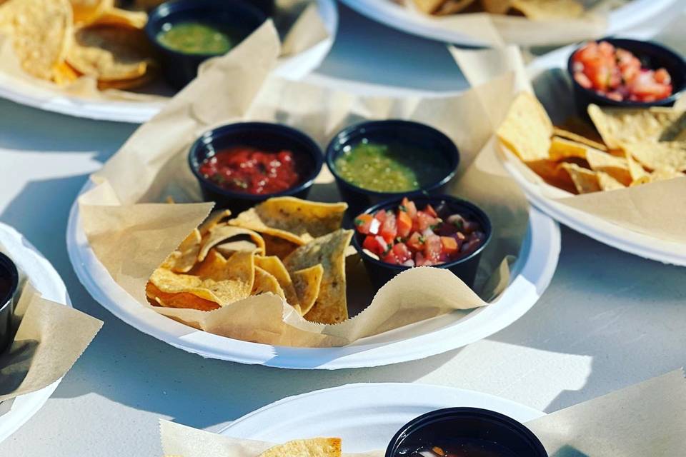 Chips salsa