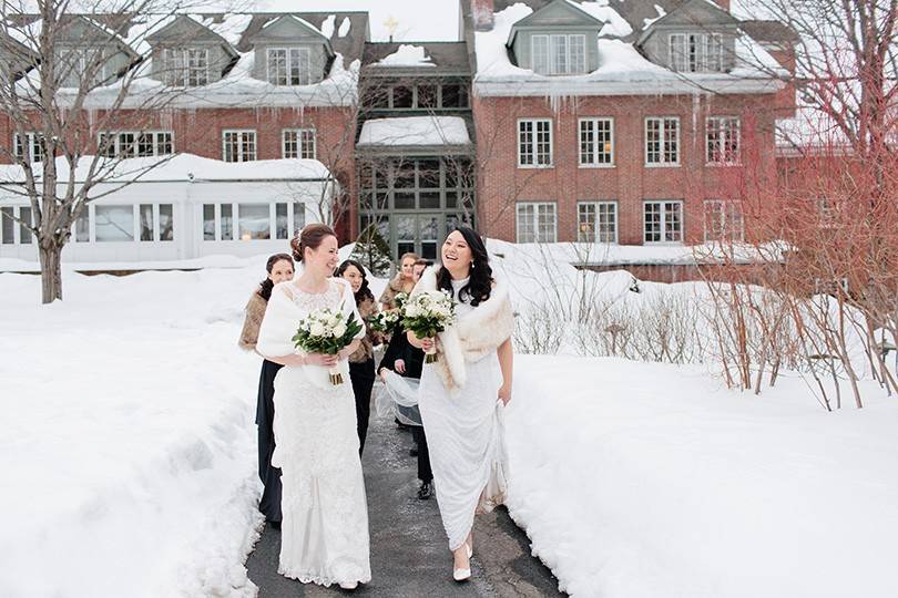 Romantic Woodstock Inn Winter Wedding - Vermont Wedding Photographers