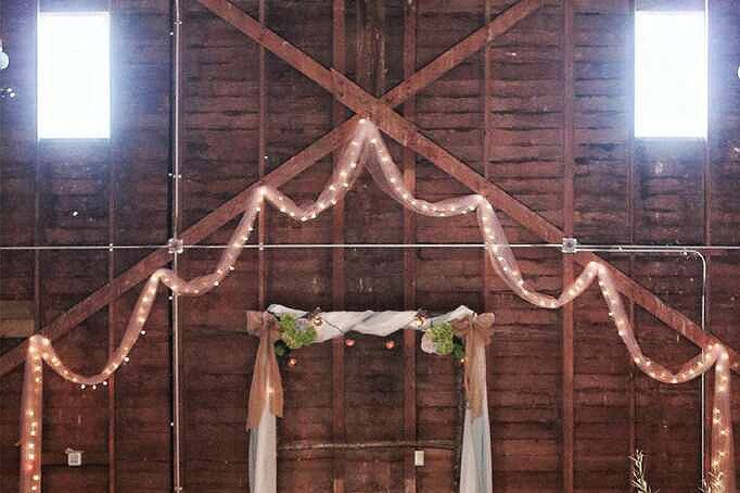 Our barn loves rustic weddings