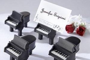 Love is the music of the soul, and your sweet song will be played in grand style at your wedding! Let the emotion of a romantic rhapsody fill your hearts and your reception with classical favors that ask the musical question, 