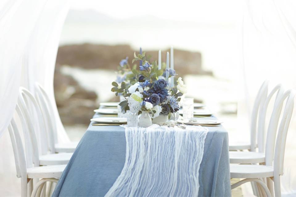 Dusty Blue & Navy Wedding