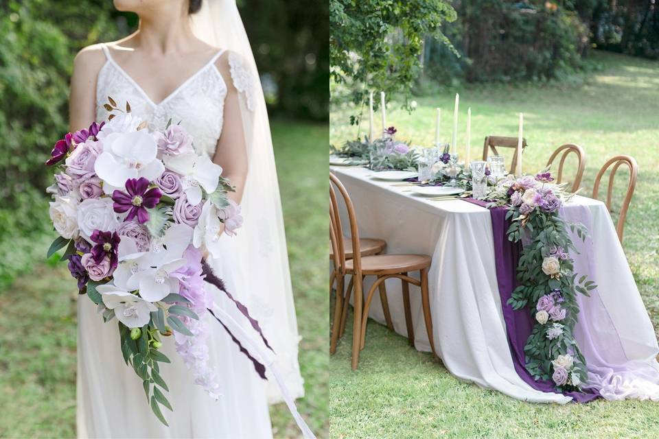 Lilac & Gold Wedding