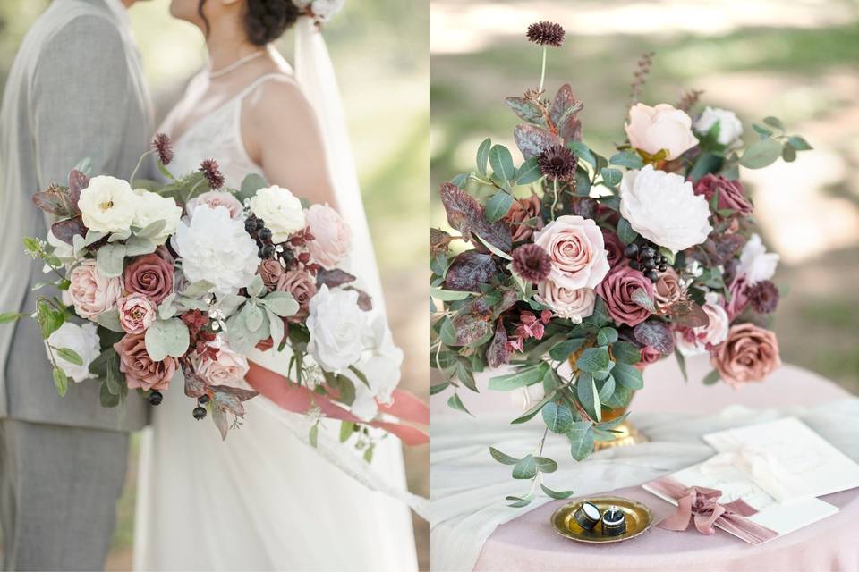 Dusty Rose & Mauve Wedding