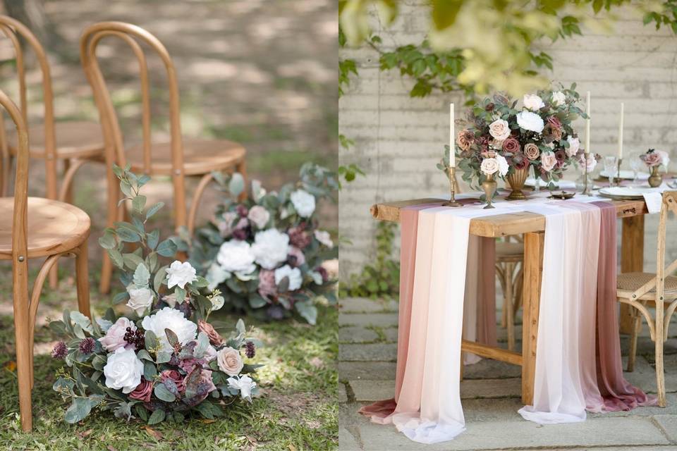 Dusty Rose & Mauve Wedding