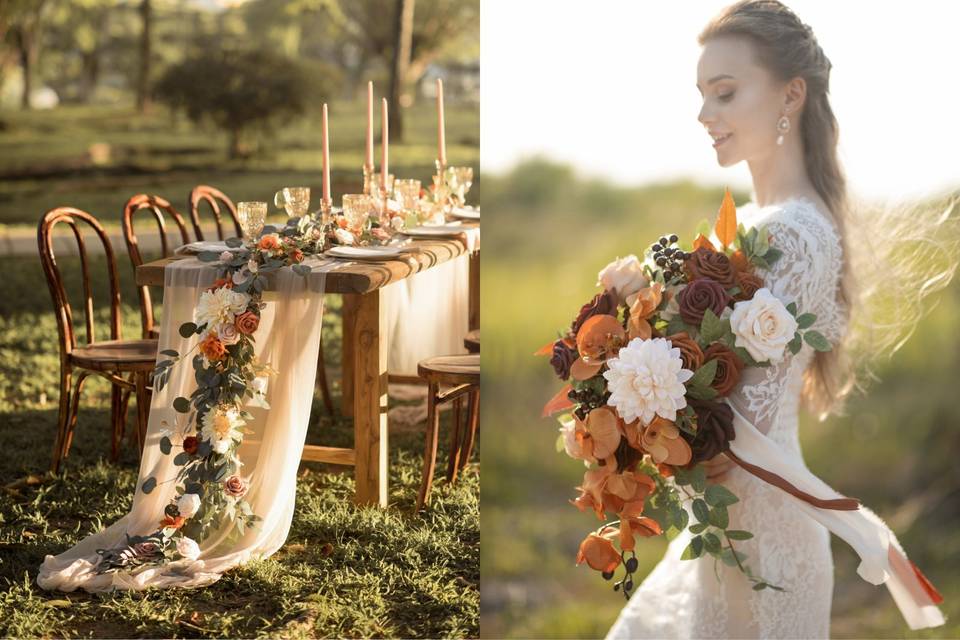 Sunset Terracotta Wedding