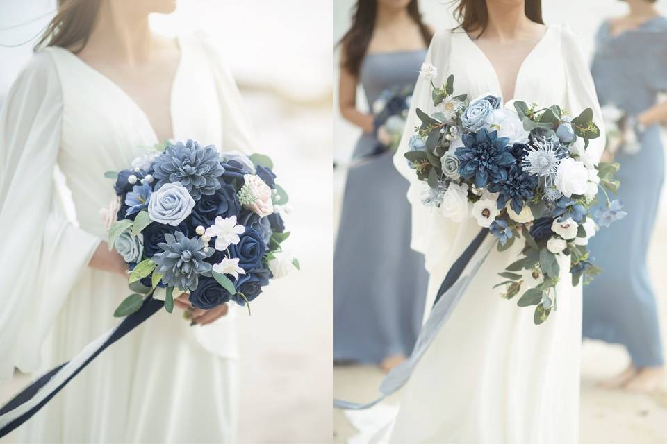 Dusty Blue & Navy Wedding