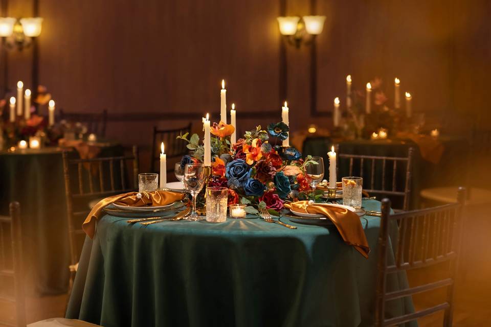 Painterly Jewel Romance Weddin