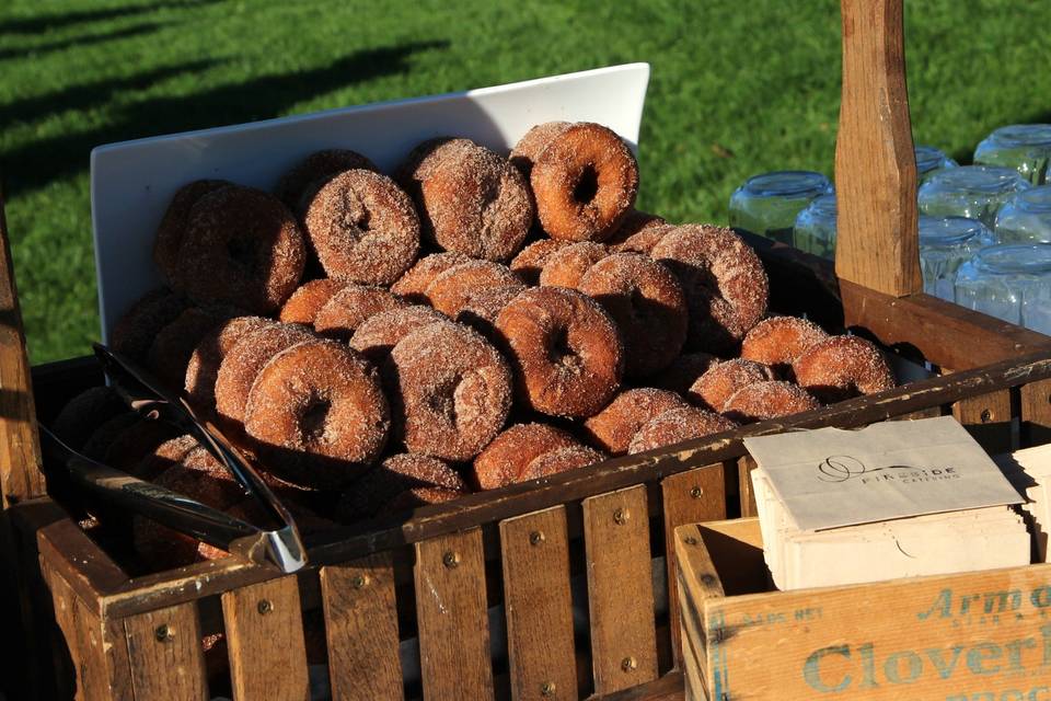 Cider donuts