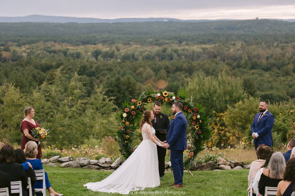 Ceremony in progress summer