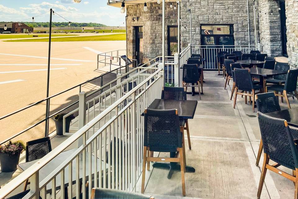 Patio on the Tarmac