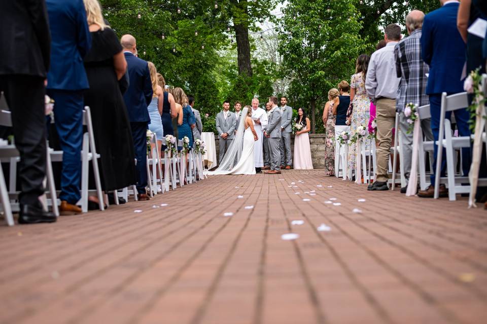 Ceremony on the Terrace