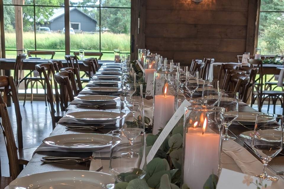 Reception decor