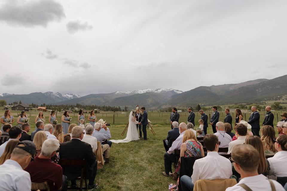 Wedding ceremony, Victor MT