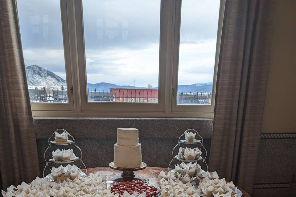 Wedding desserts and cake