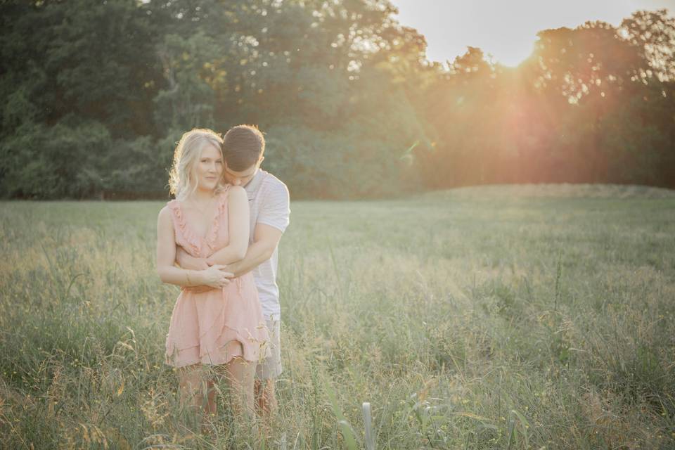 Golden Hour Engagement