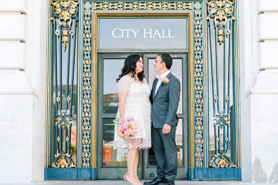 City Hall wedding