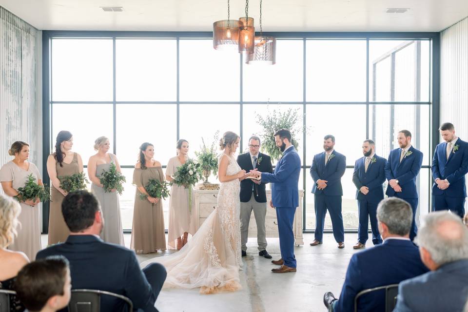 Indoor ceremony