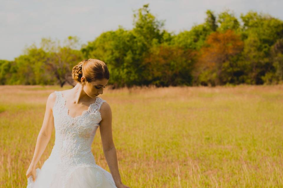 South Texas wedding bride