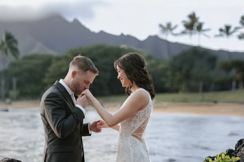 Bride and groom
