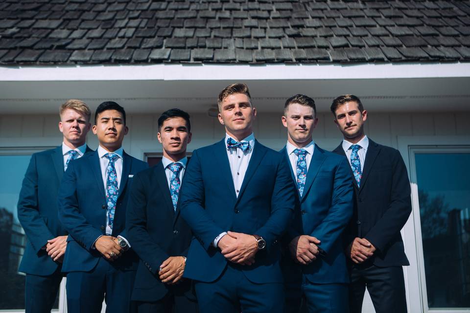 Groom and Groomsmen