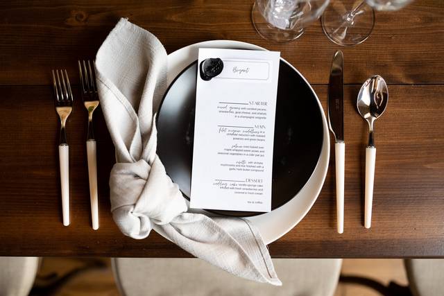 Plated meals at One Fourteen