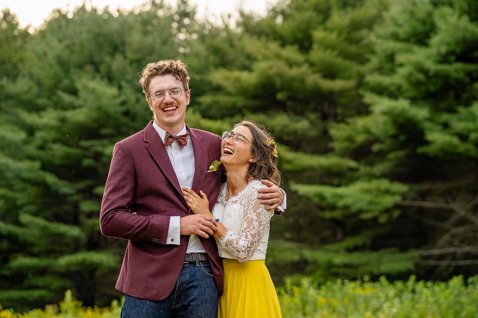 Bride and groom