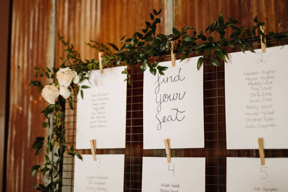 Seating Chart