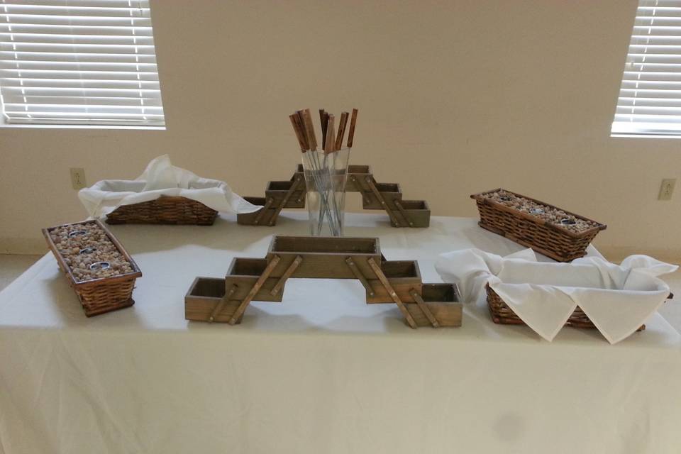 S'mores table