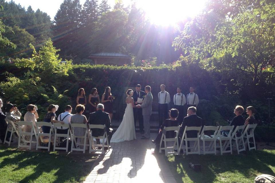 Outdoor wedding