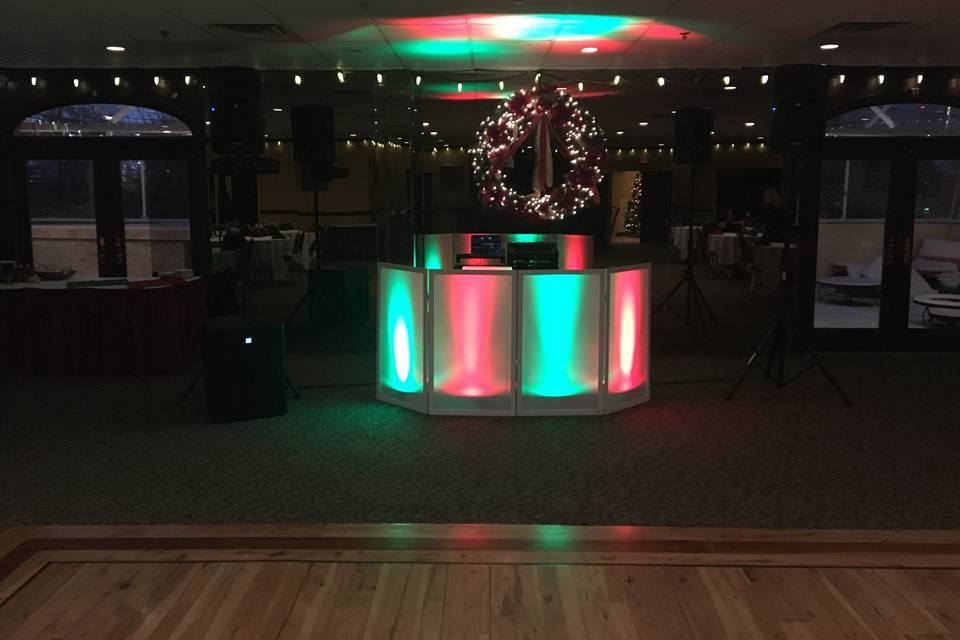 Holiday party lighting