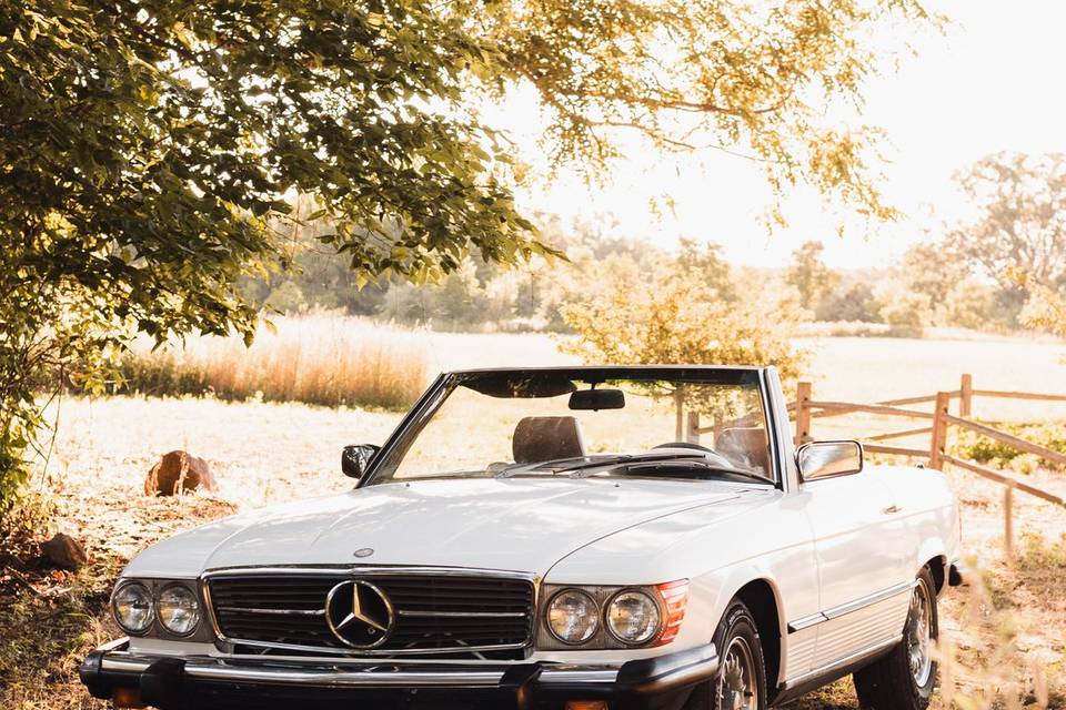 Betty, our 1984 mercedes-benz