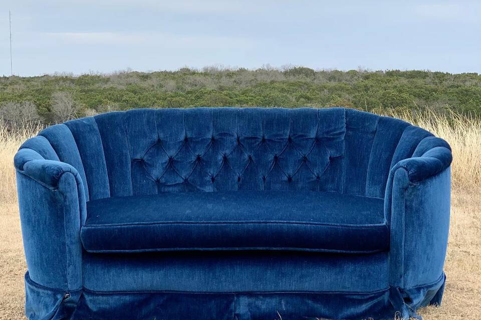 Dolly couch-Blue settee